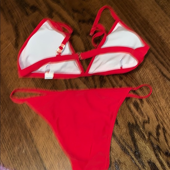 Red Cheeky swim suit - Picture 3 of 3